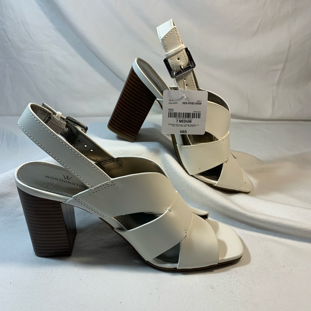 Worthington Womens Heeled Sandals